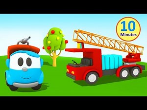 Cartoni Animati per bambini - Compilation di Leo il Camion Curioso: Coloriamo insieme