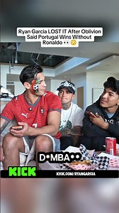 Ryan Garcia LOST IT After Oblivion Said Portugal Wins Without Ronaldo #ryangarcia