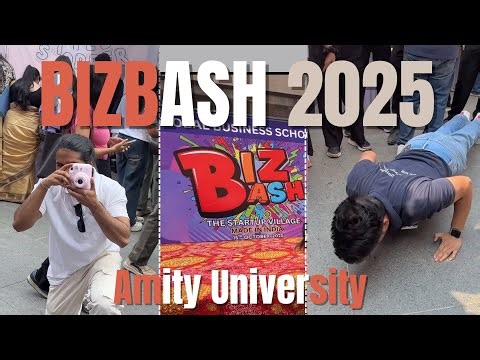 BIZBASH 2025 | Amity University Noida | The Startup Village 📉