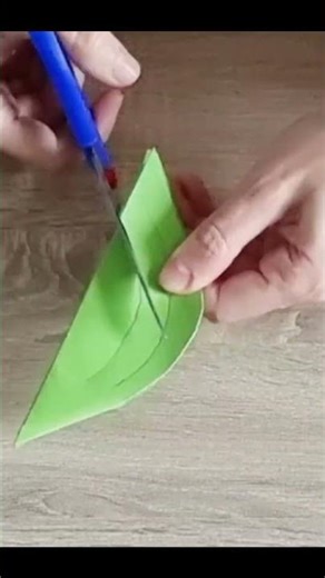 How to Make a 3D Origami Decoration💚