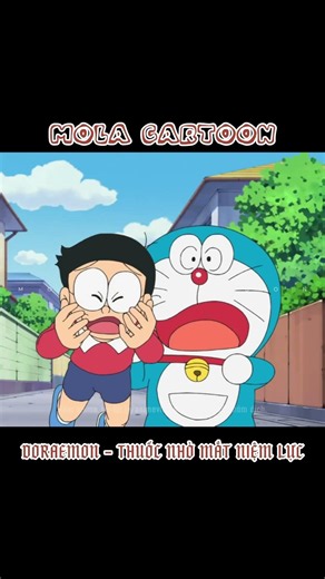 DORAEMON [P2] THUỐC NHỎ MẮT NIỆM LỰC #shorts #doraemon #nobita #molacartoon #review