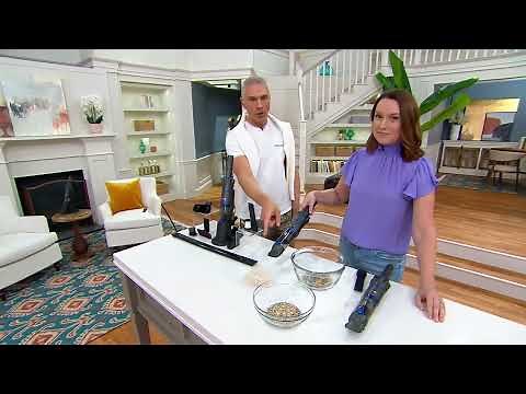 Ruvio Pro Cordless Handheld Vacuum w/ 4 Piece Accessory Kit on QVC