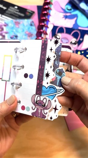 Amy ✨ on Instagram: "The new Disney Stitch & Angel Be Happy Box from @the_happy_planner has some of my favorite things! 💙 TWO micro happy notes 💖 a skinny classic planner with a DELUXE vegan leather cover 💙 stickers that work for Dutch doors! This item was gifted to me. This is available now over at Happy Planner’s site. I have an affiliate link in my bio if you choose to shop. 😘❤️ #happyplanner #affiliate #gifted #dutchdoors"
