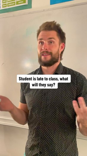 21K views · 27 reactions | What’s the craziest excuse you’ve heard for why a student is late? Video Inspiration: @schooledbyarturo #teachersoftiktok #teach #teacherfyp #middleschoolteacher #studentexcuses #latetoclass | Mr. Lindsay | Facebook