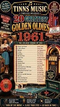 20 Greatest Golden Oldies of 1961 🎙️ Timeless 60s Songs & Classic Hits