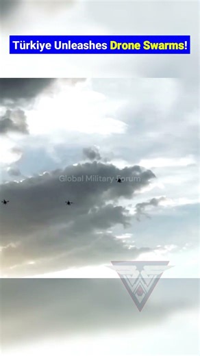 Türkiye Test Kamikaze Drones Swarm Attack