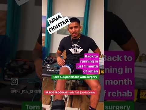 Bridge program: MADE FOR INJURED ATHLETES. To bring back to sports FAST!