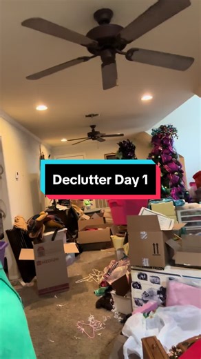 This is the part of my house no one sees. My life has changed a lot this year…..but my house hasn’t caught up, yet. #declutterjourney #adhdwomen #messyhouse #fyp #cleanwithme