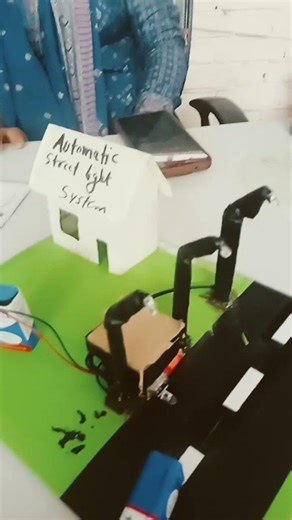 Automatic street light system#education #IR sensor#electronics #circuit #mini #project
