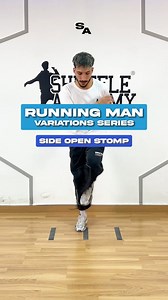 50K views · 18K reactions | Running Man Tutorial Series  Save & Try! Learn and master your moves with 200+ video tutorials on our platform  @shuffleacademy Start learning now with our app!  #cuttingshapes #shuffle #shuffledance #shuffling #footwork #dance | Shuffle Academy | Facebook