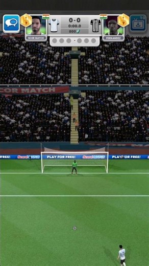 score match PvP soccer panalty shot out