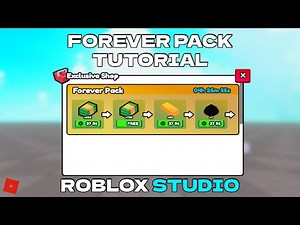 How To Make Forever Pack In Roblox Studio [EASY]