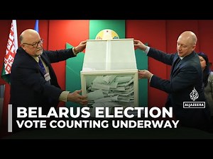 Votes are being counted in Belarus with Lukashenko set to extend 30-year rule