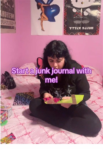 Start a junk journal with me! #junkjournal #journal #journaling #creative #artsandcrafts