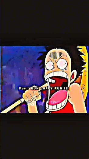 POV : RUN LUFFY RUN !!! #shorts #voice #anime