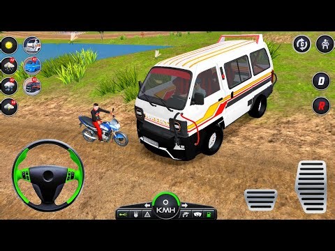 Van Driving Simulator Games 2026 - Real Mini Coach Bus Realistic Offroad Driving - Android GamePlay