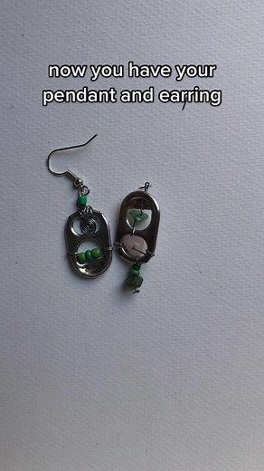 Thread Earrings and Can Tab Earrings Tutorial