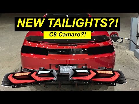 Installing NEW 14-15 CAMARO C8 Style Taillights! | Auto Addict USA