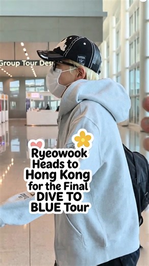Ryeowook Heads to Hong Kong for the Final DIVE TO BLUE Tour 😎