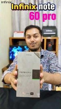 Infinix Note 60 Pro Royal Unboxing 🔥 | First Impression | #shorts