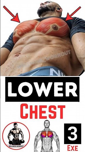 3 Best Exercises for Perfect Lower Pecs #Workout #Fitness