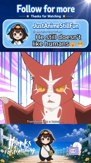 He still doesn't like humans🐱😮‍💨 | The Cat and The Dragon | Neko to Ryuu ep10 #猫と竜 #anime