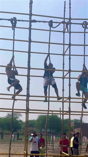 Rope Climbing Challenge 💪🏻 #motivation #fitness #mindset #strong #discipline