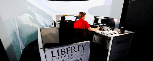 Simulation Training | School of Aeronautics | Liberty University