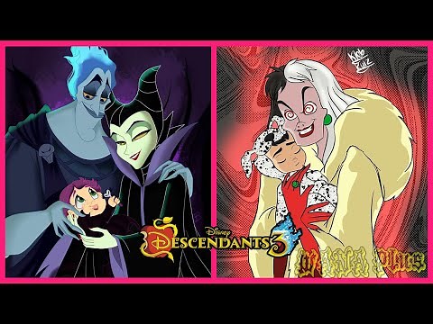 🍎 Descendants 3 Characters As Babies 👉‪@WANAPlus‬