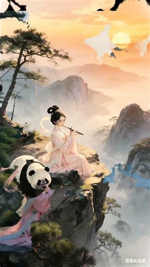 Chinese Bamboo Flute | Elegant Hanfu