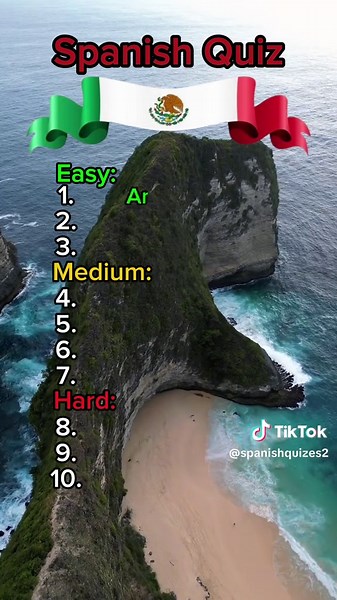 Can you get an 8/10 on this Spanish quiz🇲🇽 Prove you know Spanish by commenting your score #spanishquiz #spanish #spanishlesson #learnspanish
