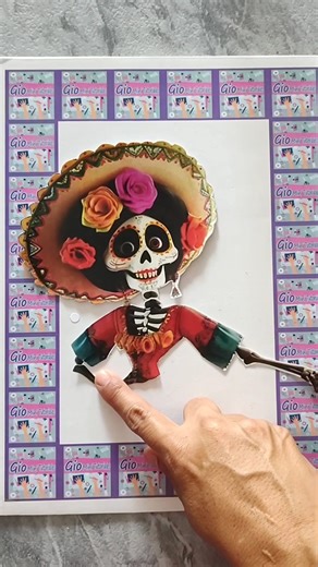 Catrinas DIA DE MUERTOS #diy #tutorial #manualidades #DiaDeMuertos | Gio Mini Tutoriales