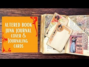 Guide to Making an Altered Book Junk Journal/Part 7 - The Cover/Making Journaling Cards