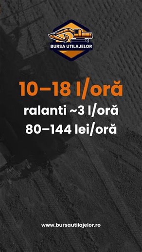 Cât consumă un autogreder de 12–16 t?