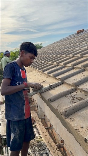 Amazing Village House Construction | Sloping Roof & Tali Design #villagehouse #villagehousedesign