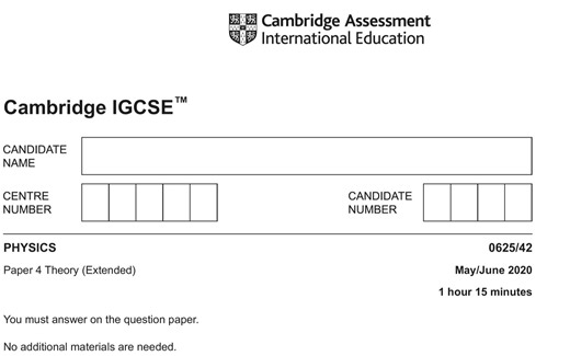 IGCSE PhysicsPastPaper-20June42