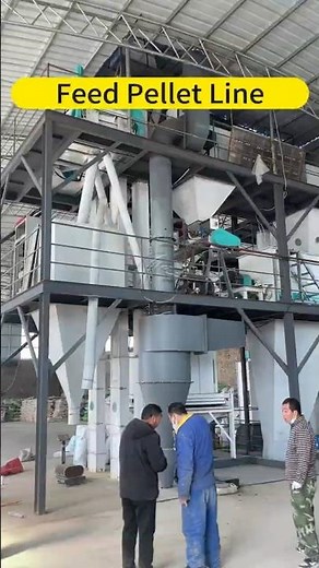 Fully Automatic 5-7T/H Feed Mill Project Manufacturer - Herm Machinery #poultryfeedmachine