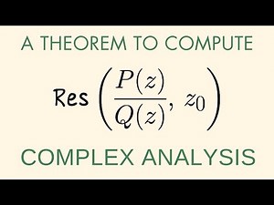Calculating residues at simple poles, Complex Analysis