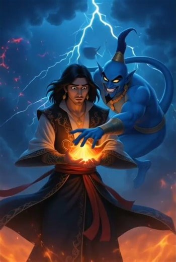 Cyber Aladdin | Flying Through the Neon Skies of the Future 🌌