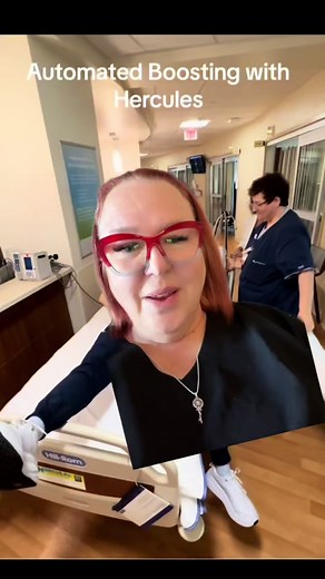 “Tell them we’d rather have this than pizza parties.” 💪 #herculesstrong #nursesoftiktok #patientboosting #nurselife #nursetok #nurse #healthcare