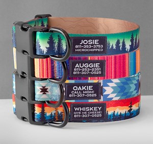 Personalized Dog Collar | Customized | Personalize | Custom | Pattern - Etsy