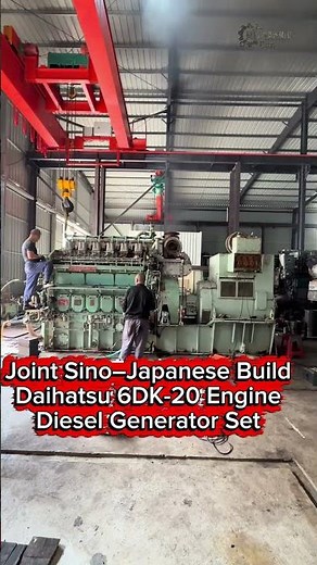 Daihatsu 6DK-20 Generator Startup #shortsvideo #automobile #viral #mechanik #machinist