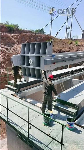 Instalación de Filtro Prensa Minero | Filter Press Installation for Tailings #filterpress #mining