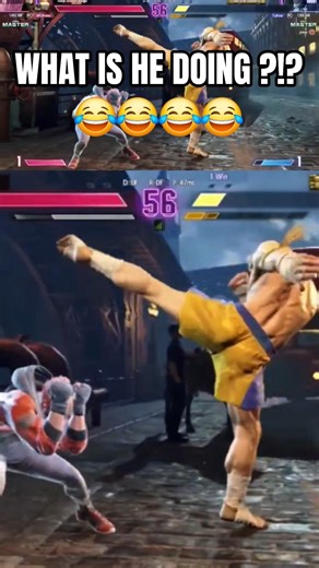 WHIFFING ALL BUTTONS !! 😂😂 #fgc #sf6 #sf6ed #sf6sagat #gaming