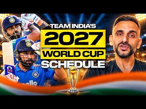 India vs Australia to kick off 2027 WC! 🇮🇳 | Full Schedule ANNOUNCED | Jatin Sapru