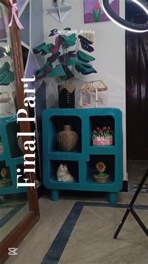 Cardboard Shelf DIY ✨ #diy #tutorial #shorts