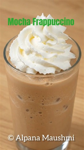 ☕🍫 Mocha Frappuccino Recipe | Café-Style Iced Coffee #Shorts #youtubeshorts