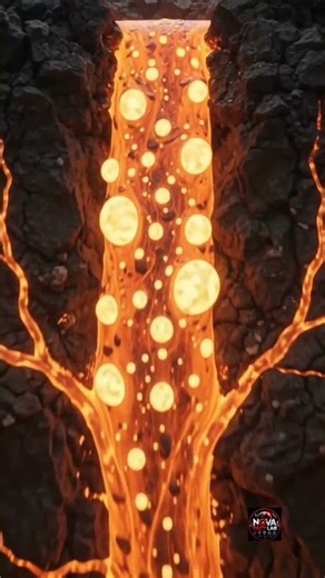What Happens Inside a Volcano Before It Erupts? 🌋🔥 | Nova Fact Lab #sciencefacts #nanofactlab