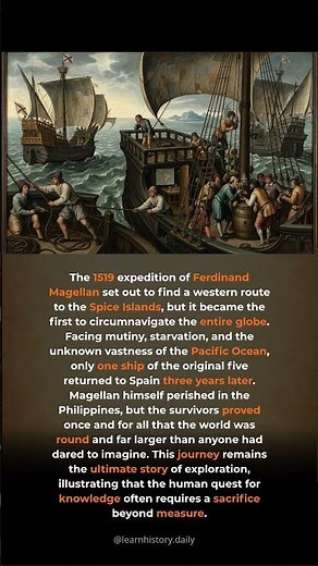 The Longest Journey Ever Taken. The 1519 expedition of Ferdinand Magellan set out wit...