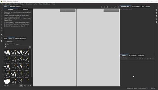Made a little Substance Painter Plugin that adjust the font and interface scale and custom font. Now it looks better for bigger screens.It's available opensource on GitHub, but if you want to support me, you can buy the payed version over VGen and Artstation.